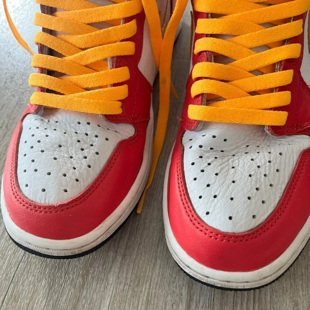 Mens Air Jordan 1 Retro High OG Light Fusion Red 555088-603 - 10